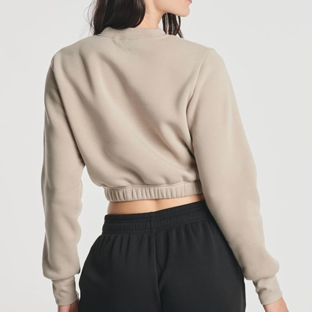 Fleeced Cropped Sweater✨